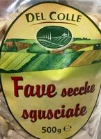 Mängden socker i Fave secche sgusciate