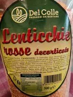 Mängden socker i Lenticchie rosse decorticate