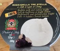 Mängden socker i Tartufina mozzarella