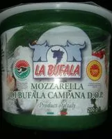 Mängden socker i Mozzarella Di  bufala campant d.o.p