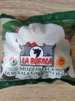 Mängden socker i Mozzarella di bufala campana D.O.P