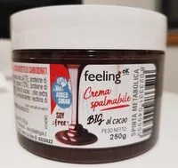 Mängden socker i Crema spalmabile al cacao