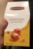 Mängden socker i Marrons glaces