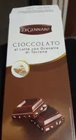 Mängden socker i Cioccolato al latte con granella di torrone