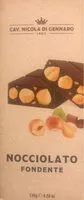 Mängden socker i Nocciolato fondente