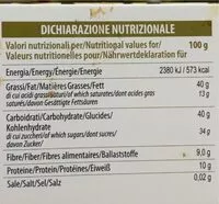 Mängden socker i Cioccolato con pistacchio