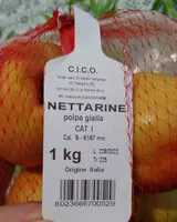 Mängden socker i Nettarine polpa gialla