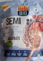 Mängden socker i Semi di lino, grano saraceno, lamponi, mirtilli e fragole