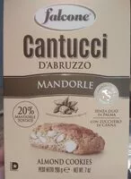 Mängden socker i Cantucci d'abruzzo