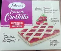 Mängden socker i Cuore di crostata