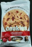 Mängden socker i Cookies Cranberry