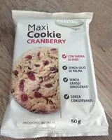 Mängden socker i Maxi Cookie Cranberry