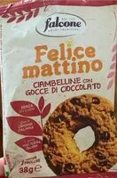 Mängden socker i Felice mattino Ciambelline con gocce di cioccolato