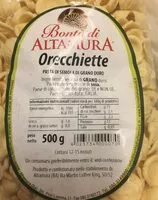 Mängden socker i Orecchiette