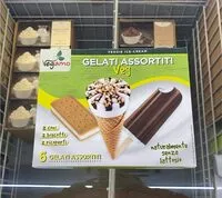 Mängden socker i Gelati assortiti veg