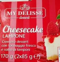 Mängden socker i cheesecake lampone