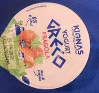 Mängden socker i Yogurt greco fragola