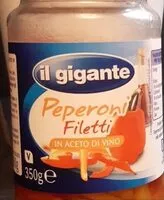 Mängden socker i Peperoni filetti in Aceto di vino