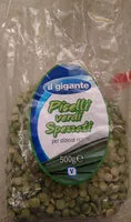 Mängden socker i piselli verdi spezzati