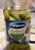 Mängden socker i Cetriolini in a eto di vino