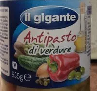 Mängden socker i Antipasto di verdure