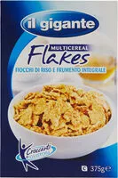 Mängden socker i Multicereal flakes fiocchi di riso e frumento integrale