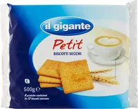 Mängden socker i Petit biscotti secchi