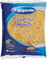 Mängden socker i Capellini spezzati n 138