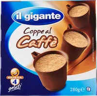 Mängden socker i Coppe al caffè