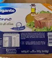 Mängden socker i tonno il gigante