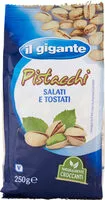 Mängden socker i Pistacchi salati e tostati