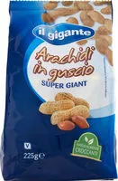 Mängden socker i Arachidi in guscio supe giant