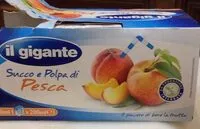 Mängden socker i Succo e polpa di pesca