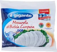 Mängden socker i Mozzarella di bufala campana dop
