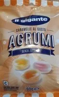 Mängden socker i Caramelle al gusto Agrumi