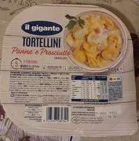Mängden socker i Tortellini panna e prosciutto