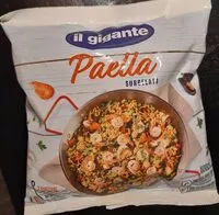 Mängden socker i Paella surgelata