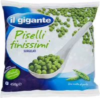 Mängden socker i Piselli finissimi surgelati