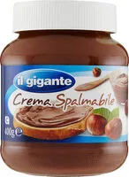 Mängden socker i Crema spalmabile