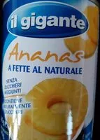 Mängden socker i Ananas a Ferre al Naturale