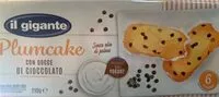Mängden socker i Plumcake con gocce di cioccolato