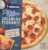 Mängden socker i Pizza Salamino Piccante surgelata