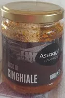 Mängden socker i Sugo di cinghiale