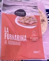 Mängden socker i La Fornarina al Rosmarino