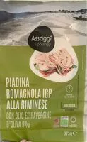 Mängden socker i Piadina Romagnola IGP alla riminese