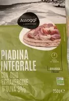 Mängden socker i piadina integrale con olio extravergine d'oliva 3%