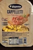 Mängden socker i cappelletti con prosciutto crudo