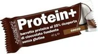Mängden socker i Protein+ Barretta Cocco 40G