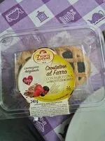 Mängden socker i Crostatine al farro