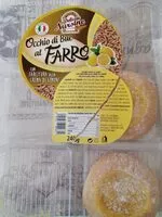 Mängden socker i Occhio di bue al farro